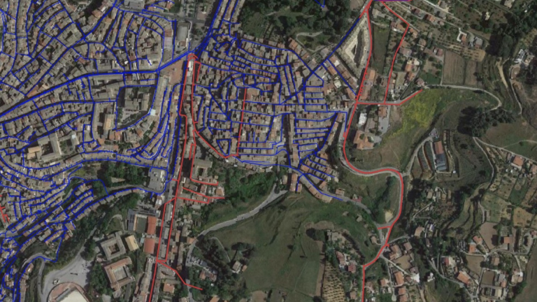 Rilievi sottoservizi - rete idrica- effettuata per Cogen Spa - Acquaenna
